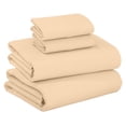 thumbnail image 1 of RUVANTI Flannel Sheets King Size - 100% Cotton Brushed Flannel Bed Sheet Sets - Deep Pockets 16 Inches (fits up to 18") - All Seasons Breathable & Super Soft - Warm & Cozy - 4 Pcs - Beige, 1 of 10