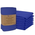 thumbnail image 1 of RUVANTI Flour Sack Towels 6 Pack 28x28 Inch, 100% Cotton Tea Towel, Reusable, Machine Washable, Absorbent BarTowels - Dish Cloth Perfect for Drying Dishes & Cleaning - Navy, 1 of 9