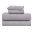 thumbnail image 1 of RUVANTI Polar Fleece Sheet Set Full Size – Ultra Soft Plush Bed Sheets, Double Brushed Anti-Pilling Finish, Warm Cozy Winter Bedding with 15-Inch Deep Pocket, 4 Piece Set, Cool Grey, 1 of 9