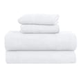 thumbnail image 1 of RUVANTI Polar Fleece Sheet Set Queen Size – Ultra Soft Plush Bed Sheets, Double Brushed Anti-Pilling Finish, Warm Cozy Winter Bedding with 15-Inch Deep Pocket, 4 Piece Set, True White, 1 of 9