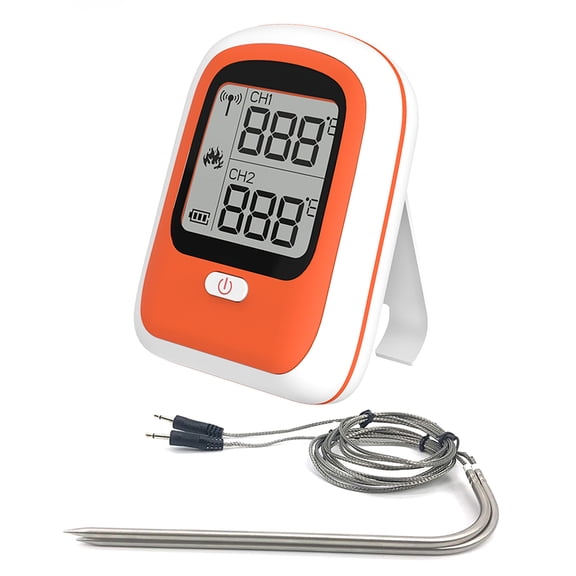 RUXAN Meat Thermometer-Digital with 2 Probes, for Cooking, Food, Grilling Meat, Candy, App Display