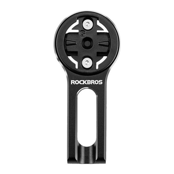 RUYIQUQU Bike Computer Mount Extension Bracket, Aluminum Alloy Out Front Handlebar Mount with Camera and Bike Light Adapter, Compatible with Garmin Bryton Wahoo for TCR PCR Road Bikes
