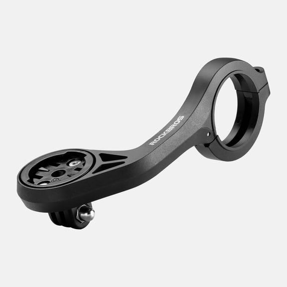 RUYIQUQU Bike Computer Mount Extension Bracket, Nylon Integrated Handlebar Mount with Bike Light and Action Camera Adapter, Compatible with Garmin Bryton Wahoo for Road Bikes
