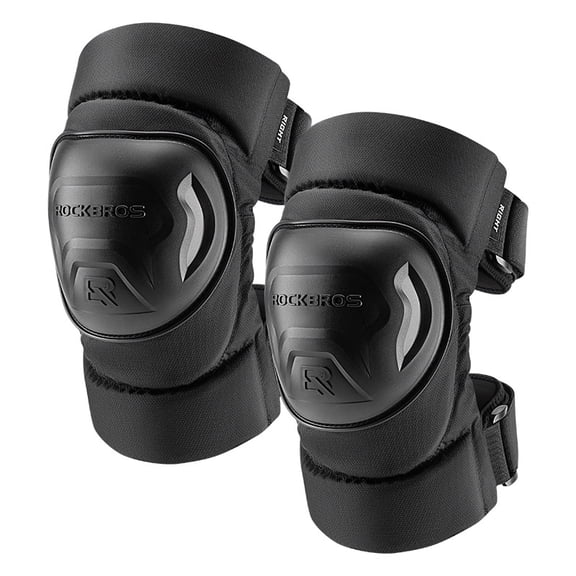 RUYIQUQU Motorcycle Knee Pads Protective Gear, Adjustable Knee Guards with Impact Resistant Shell, Breathable Windproof Riding Protection for Motorcycle Cycling Outdoor Sports
