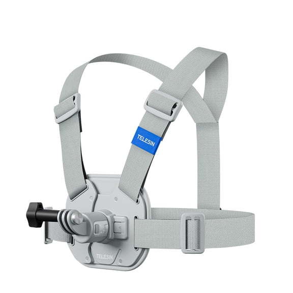 RUYIQUQU Vest Style Action Camera Chest Mount Harness, Quick Release Adjustable POV Chest Strap with J-Hook and Extension Adapter, Compatible with GoPro HERO 13 12 11 10 9