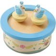 thumbnail image 1 of RUYU Wooden Music Box,Musical Box Swan Toy Decoration Birthday Present for Lover Friends and Children,Pink (Blue), 1 of 4