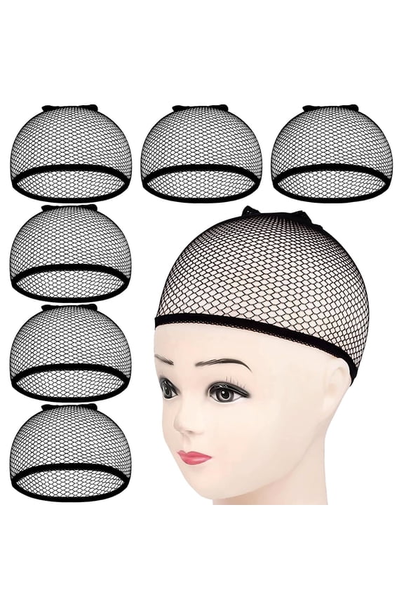 10 Pcs Stocking Wave Cap for Men Adult Stretchy Nylon Skull Wave Lightweight Beanie Caps Waves for Women, Men, Kids, Black