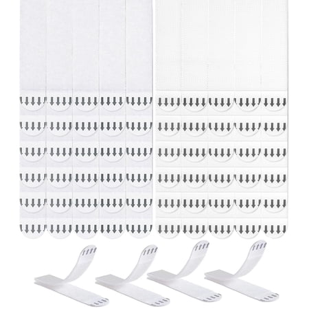 RUseeN 36-Pairs(72 Pack) Large Picture Hanging Strips, Removable Adhesive Hook and Loop Mounting Tapes Damage Free No Nails Picture Hangers for Frame Hanging Poster Strips Decorations