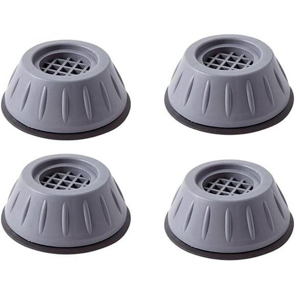 RUseeN 4Pcs Anti Vibration Pads for Washing Machine and Dryer Shock and Noise Cancelling Washing Machine Support Prevent Shaking Walking Moving Universal Size
