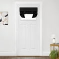 thumbnail image 1 of RUseeN Blackout Door Curtain - Window Shades Thermal Insulated Light Block French Curtain Tie up Shades Energy Efficient Door Blind, 26 x 20 inches, Black, 1 Panel, 1 of 8
