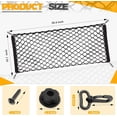thumbnail image 1 of RUseeN Cargo Net Stretchable, Car Exterior Accessories, Adjustable Elastic Trunk Storage Net with Hook for SUVs, Cars and Trucks (35.4x15.8 Inch), 1 of 7