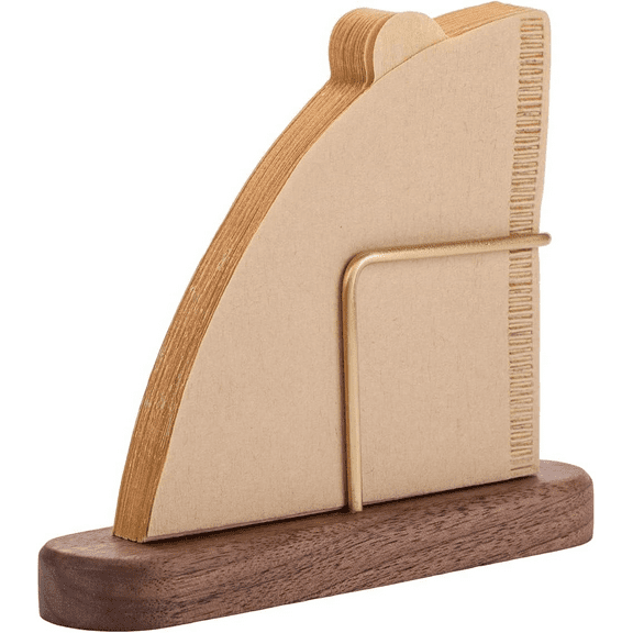 RUseeN Cone Coffee Filter Holder Storage, Walnut Coffee Filter Container for Coffee Bar/Home/Office, Compatible with #1/#2/V60 Coffee Filter,1PCS