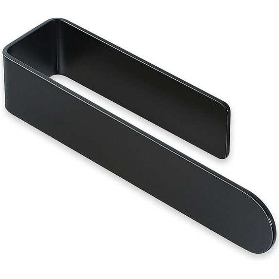 RUseeN Hand Towel Holder/Hand Towel Bar - Black Face Towel Holder Self Adhesive Towel Ring for Bathroom, Stainless Steel, Black