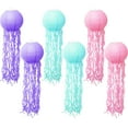 thumbnail image 1 of RUseeN Jellyfish Paper Lanterns 6 Pacs Under The Sea Party Decorations Mermaid Party Baby Shower Decorations, Hanging Jelly Fish for Ocean Birthday Party Decorations, 1 of 7