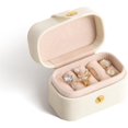 thumbnail image 1 of RUseeN Jewelry Case, Mini Portable Jewelry Travel Boxes, Small Jewelry Organizer for Rings, Earrings Organizer Storage Holder Case , White, 1 of 7