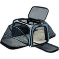 thumbnail image 1 of RUseeN Large Cat Dog Carrier - Airline Approved 4 Side Expandable Soft-Sided Pet Carrier with Removable Fleece Pad and Pockets, Cat Carrier Large for 2 Cats/Puppy and Small Animals, 1 of 7