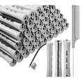 thumbnail image 1 of RUseeN Perm Rods Set for Short Natural Hair 60pcs Gray Plastic Cold Wave Rods Hair Curling Rollers with Steel Pintail Comb Rat Tail DIY Hairdressing Tools, 1 of 7