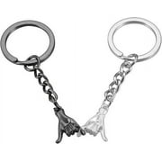 RUseeN Pinky Promise Gift Matching Couple Gifts Valentines Day Gifts for Him Her Boyfriend Girlfriend Best Friend Matching Keychains for Couples Wife Husband One Year Anniversary Christmas Gifts