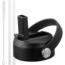 RUseeN Straw Lid for Wide Mouth, Lids with Straw for 12 16 18 20 32 40 oz Wide Mouth, for 2.3 IN Diameter Bottle Mouth, Replacement Straw Cap, Top Sport Bottle Lids Accessories