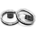 thumbnail image 1 of RUseeN Tumbler Lids, 2 Pack 20 oz Magnetic Replacement Covers for 20 oz Tumbler, 16 oz Pints, 10/24 oz Mug, 10 oz Lowball, Suitable for Cups with Mouth Size of 3.15-3.2 In, 1 of 7