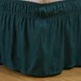 RUseeN Wrap Around Ruffled Bed Skirt with Adjustable Elastic Belt 15