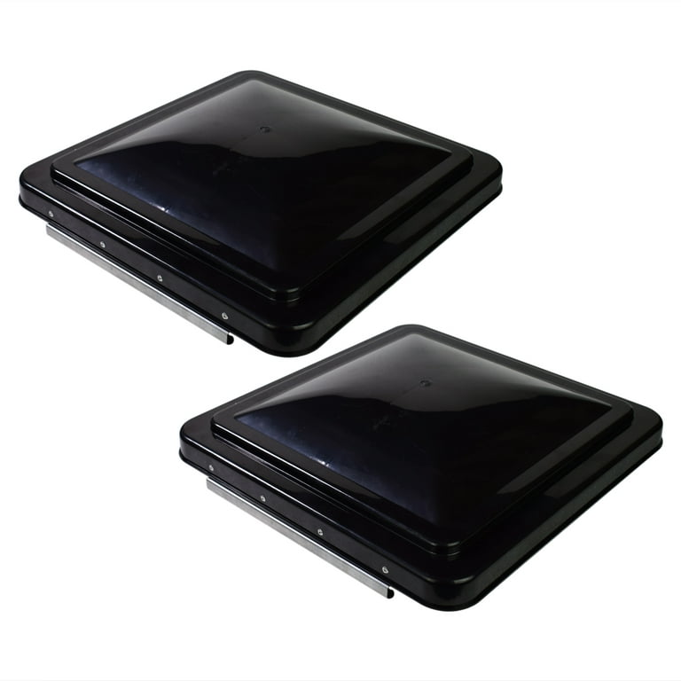 14 Inch Black HDPE Lid With Vent, 34701243
