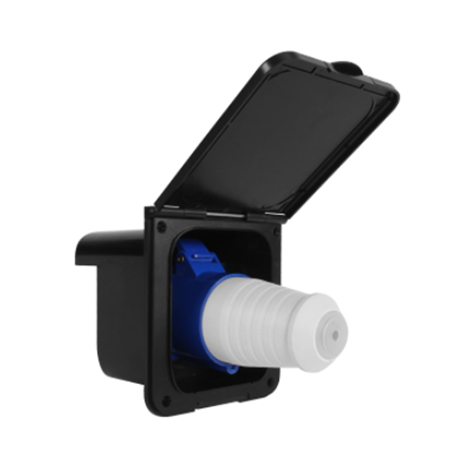 RV 32A External Flush Hook Up Power Supply Waterproof Socket Apply To Motorhome Caravan Camper Accessories ,Rv Camper Accessories