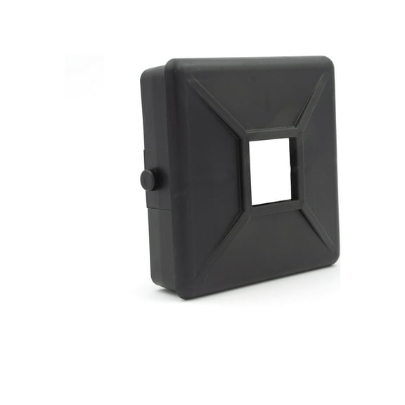 RV 4" Bumper Plug with Tabs; Color: Black, Thetford