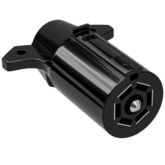 RV 7 Pin Trailer Male Plug Splice in Replacement Trailer Side Connector