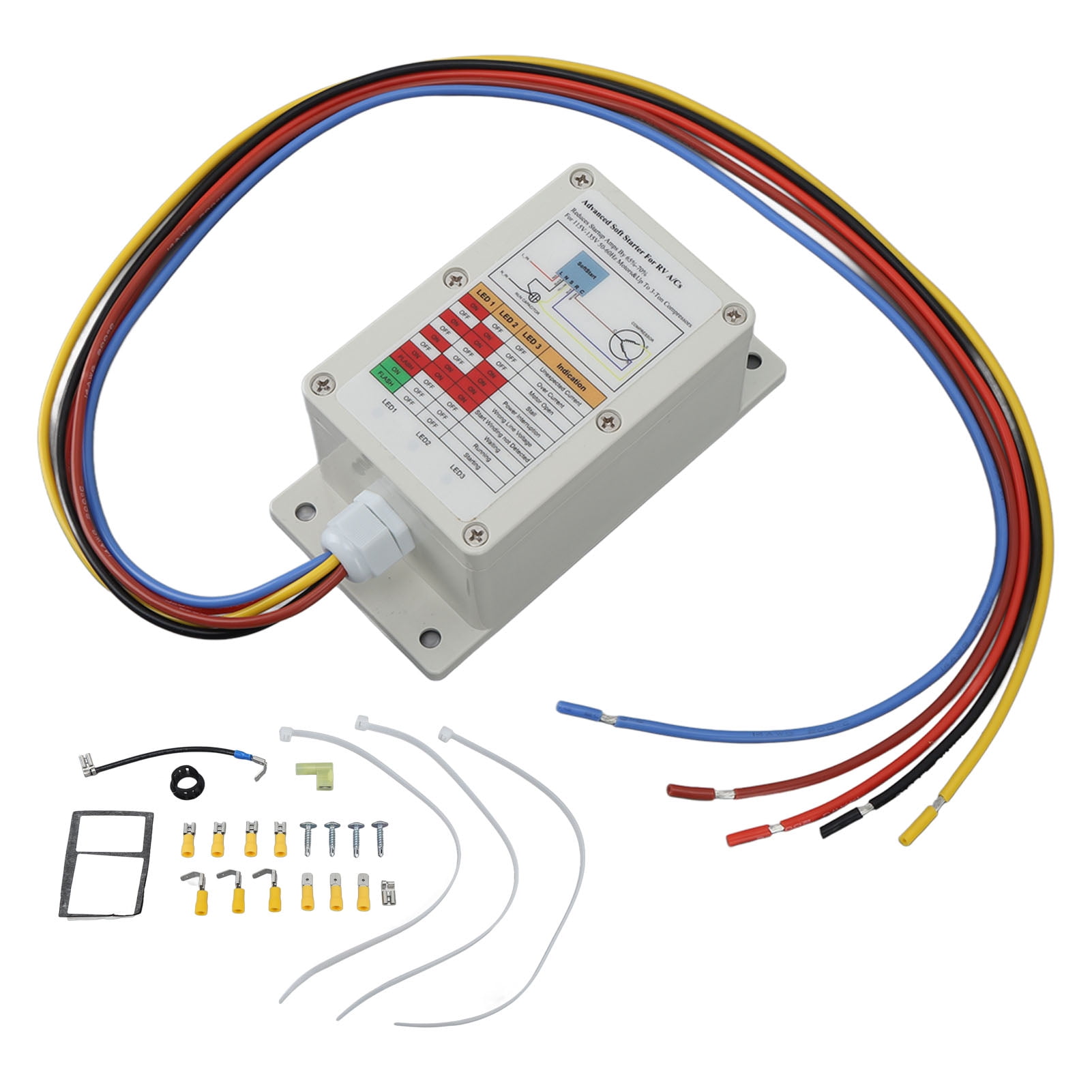 RV AC Soft Starter ASY 364 X20 IP 115v Air Conditioning Soft Start Unit