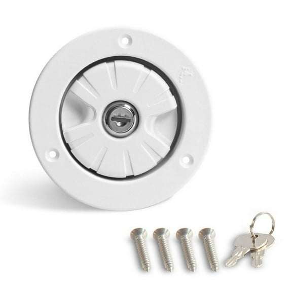 RV Accessories Gravity Fresh Water Fill Hatch Lockable Inlet GX For Cam Hot