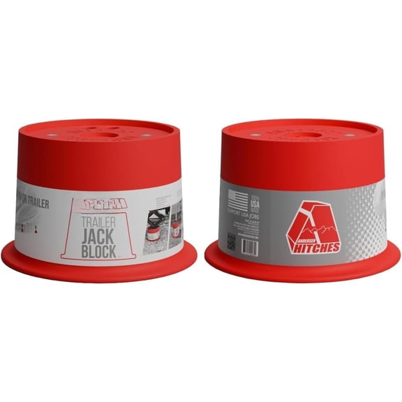 | RV Accessories and Supplies | Trailer Jack Blocks 2-Pack w/ | Leveling Stabilizers Jackstands Quickjack | 3608