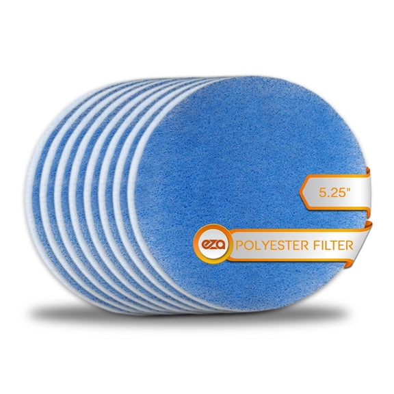 RV Air Conditioner Filter - 5.25" Round Air Duct AC Filter Replacement MERV 8 Air Filter (10 Pack)