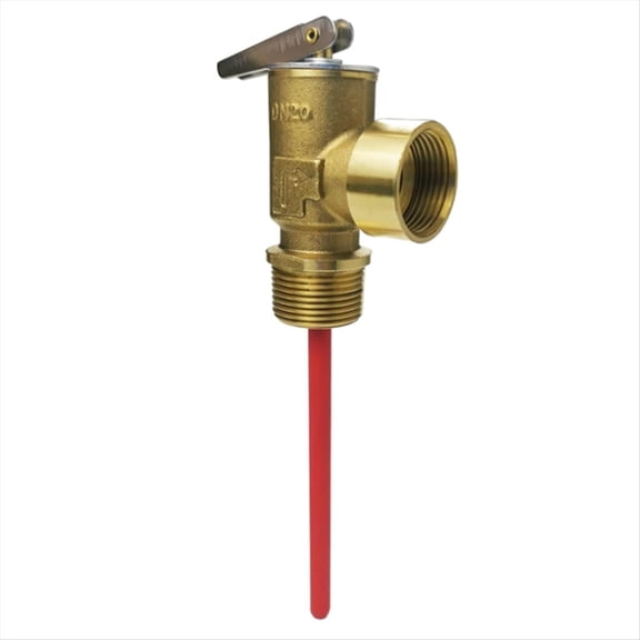 RV Automatic Safety Relief Valve 3/4inch NPT for Hot Water Heater Temperature Pressure Relief Valve Safety Valve 150PSI