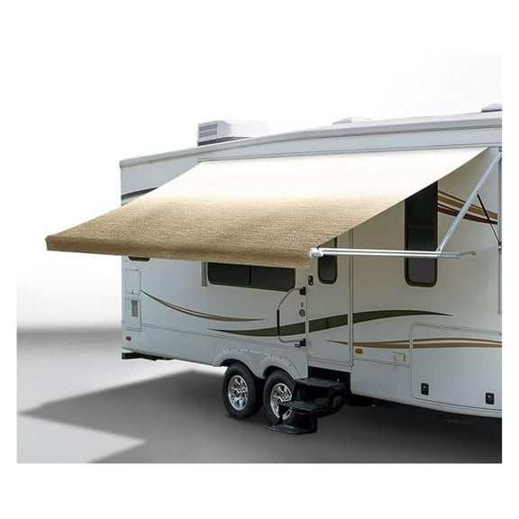 RV Awning Fabric Replacement - 8-22ft Width - Fade Resistant Vinyl - Universal Fit - Multiple Colors - 8' Length