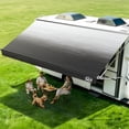 thumbnail image 1 of RV Awning Fabric Replacement 17FT – Camper Awning Replacement, 19.5oz Heavy-Duty Heat-Sealed Vinyl, UV & Weather Resistant, Sunproof, Universal Awning for RVs, Motorhomes, Campers, 1 of 11