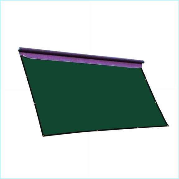 RV Awning Privacy Sunblock Shade Panel | 10ft x 16ft | UV Protection for Camping Travel | Rectangle | Forest Green