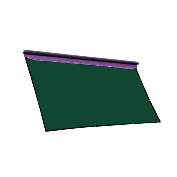 RV Awning Sun Shade, 10ft x 16ft Privacy Screen Panel Kit - Dark Green - UV Protection, Durable Polyethylene Shade for Camping