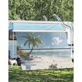 thumbnail image 1 of RV Awning Sun Shade Screen with Zipper 9x13.5 Feet Mesh  Blocker for Motorhome Camper Travel Trailer Canopy, 1 of 6