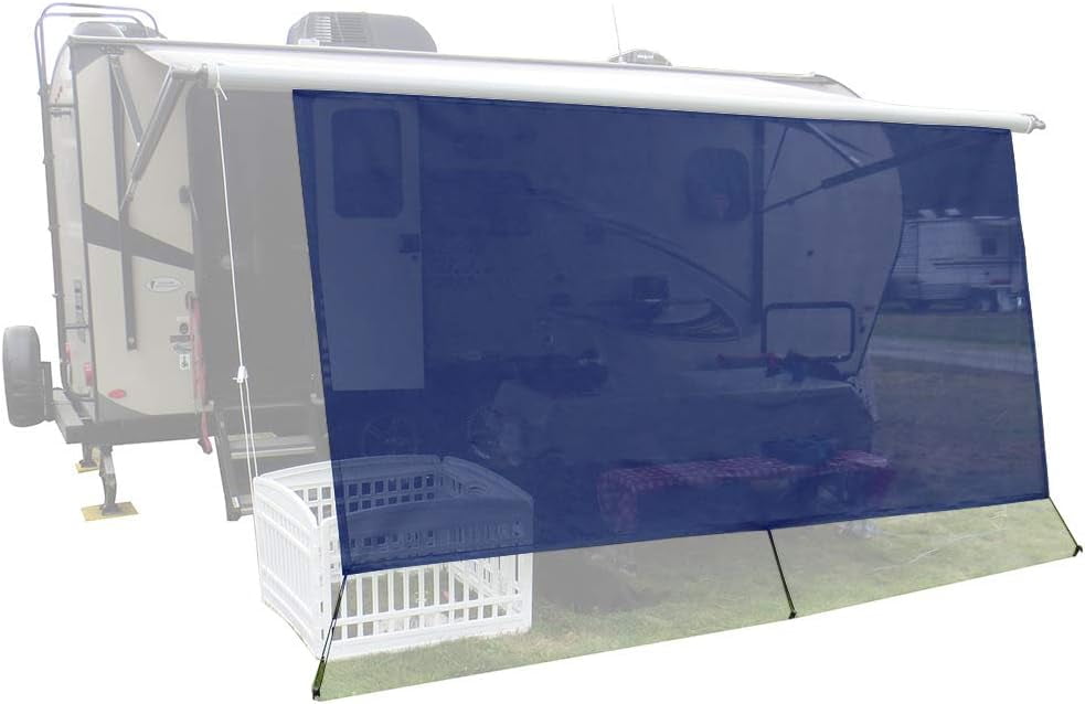 RV Awning SunShade Screen Mesh Sun shade Block Patio Front Sun Light
