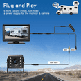 thumbnail image 1 of RV Backup Camera Plug and Play, 7'' Backup Camera for Truck Trailer, No Delay, 1080P HD, 2 Channels, 150° Wide Angle, DIY Guide Lines, Night Vision, IP69 Rear View Camera, 1 of 4