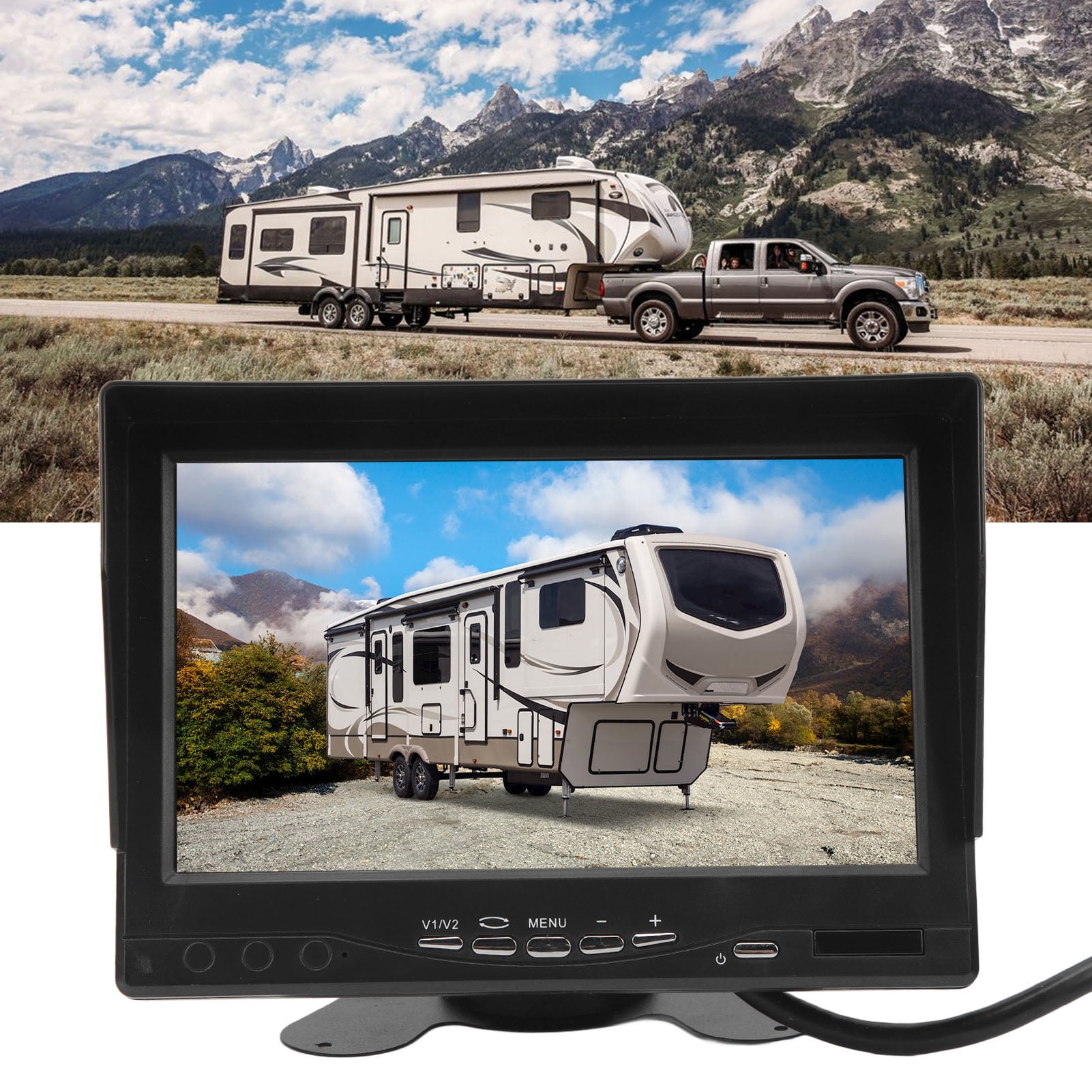 RV Backup Camera System, 7 Inch Monitor Vehicle Rear Camera With A Sun