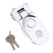 RV Baggage Compartment Door Lock - Flush Mount Compression Latch Key Locking w/ Keys for Boat Door Cabinet Floor