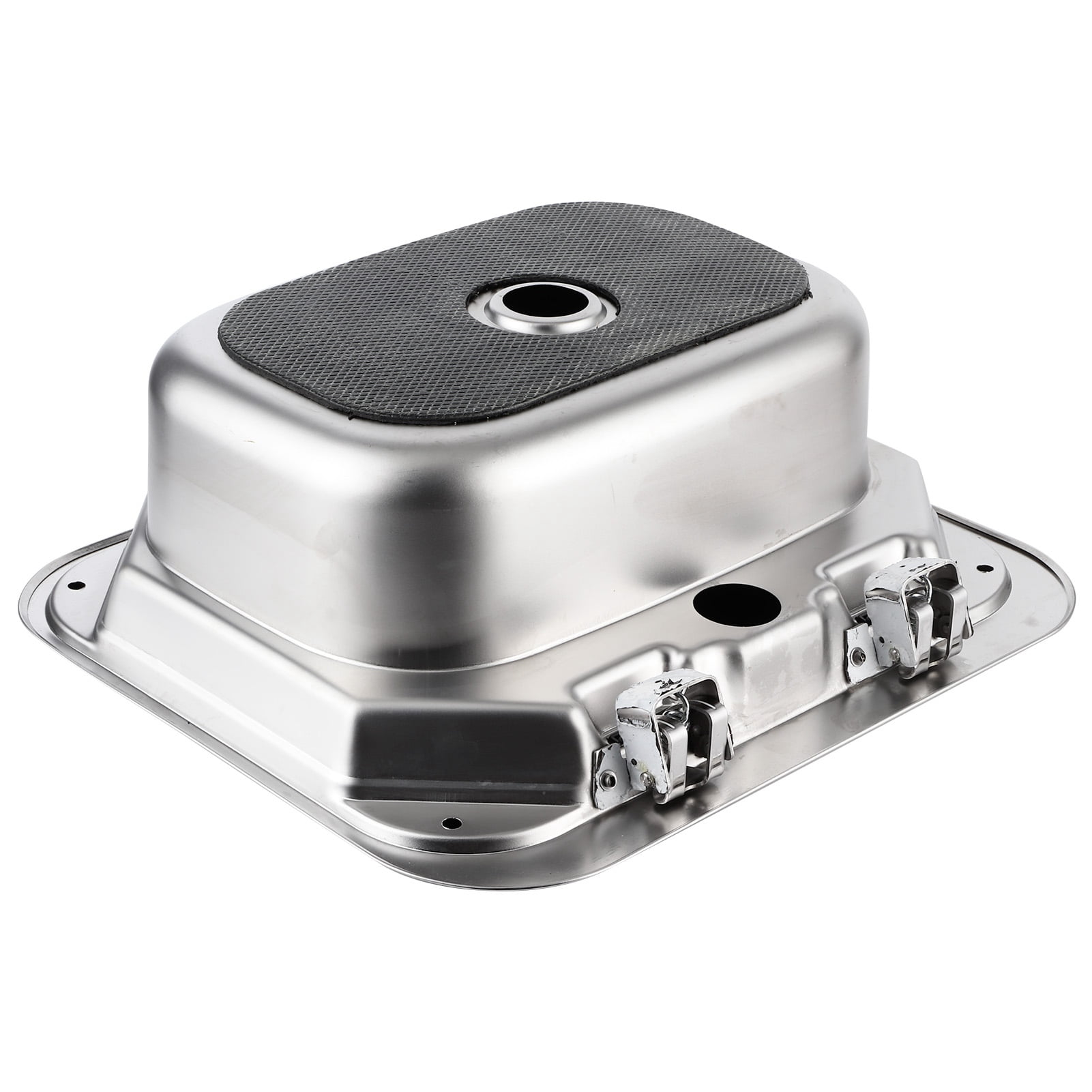 RV Basin, Toughened Glass Lid Oxidation Resistance Stainless Steel Sink