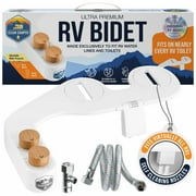 RV Bidet from Clean Camper - Self Cleaning, Adjustable Dual Nozzle - Fits Virtually Every RV