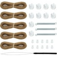 thumbnail image 1 of RV Blinds Repair Kit for Camper Window, Pleated RV Shade Repair Kit, Camper Blinds String Maintain for Day Night Pleated Window Shade-Tan, 1 of 8