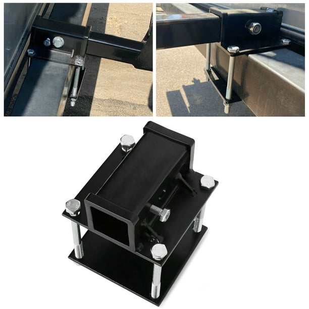 RV Bumper Hitch Adapter 2" Receiver Trailer Square Bumper Mount Bike