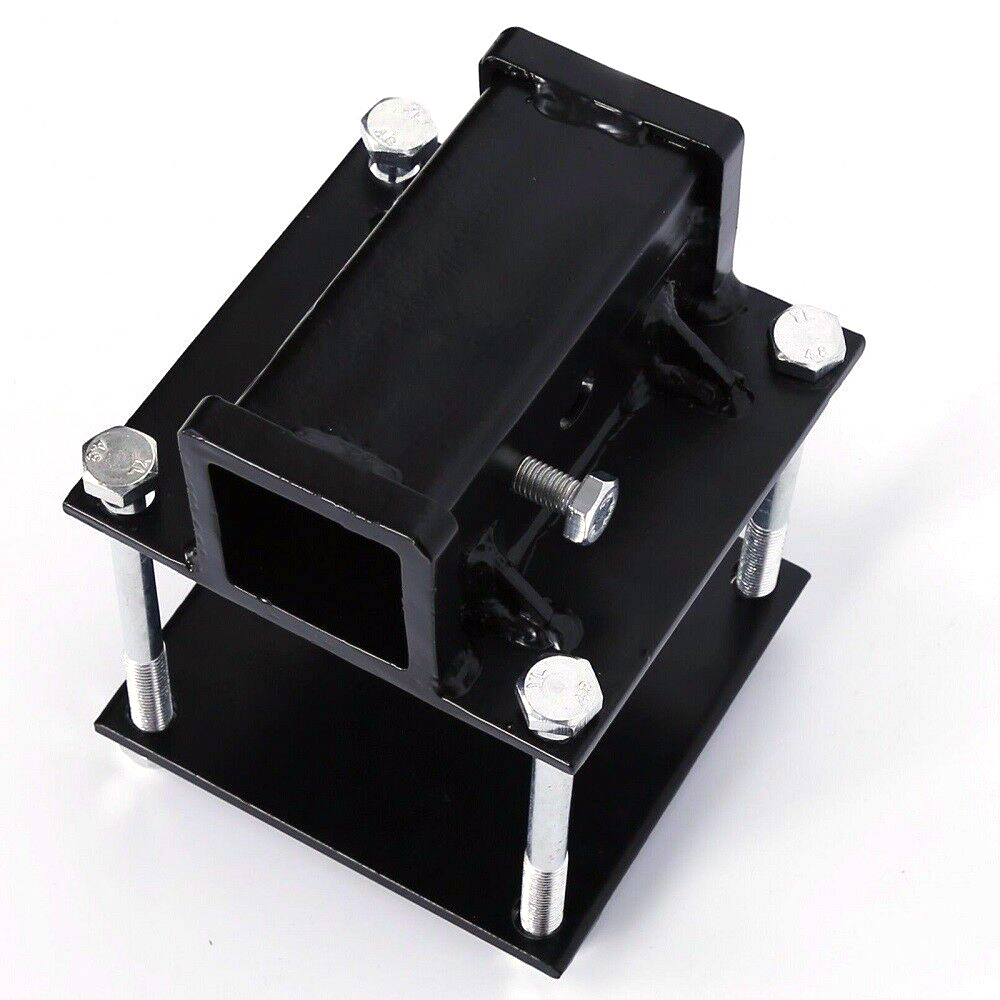 RV Bumper Receiver Adapter 2'' Hitch Mount Bike Rack Cargo Carrier