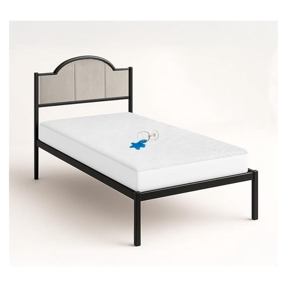 RV Bunk Mattress Protector "x75" Super Soft Waterproof and Breathable Cotton Mattress Protector for RV Bunks and Truck - Perfectly Fitted up to 15" Deep - White