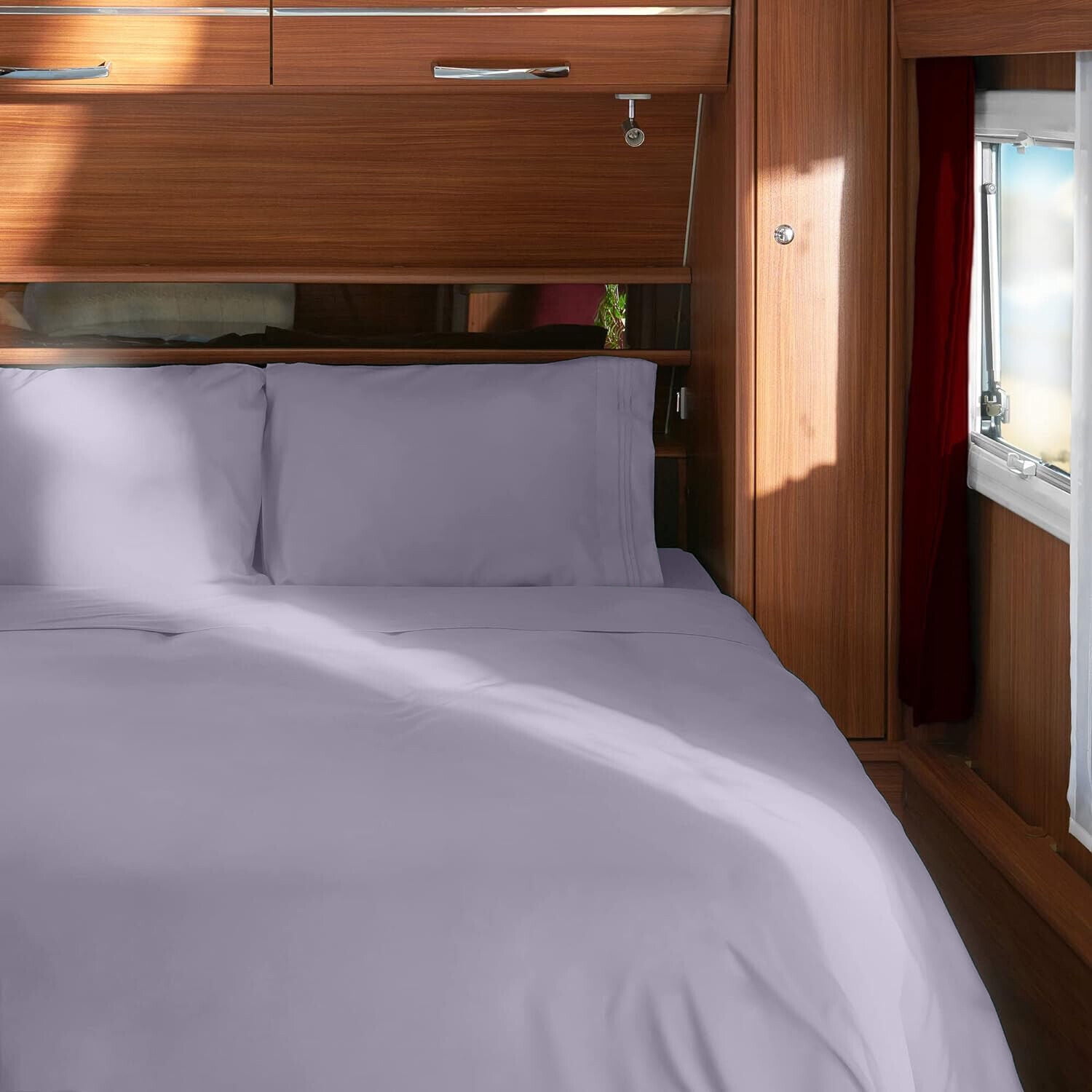 RV Bunk Sheet Set Iconic Collection Microfiber 4Piece, Short Queen